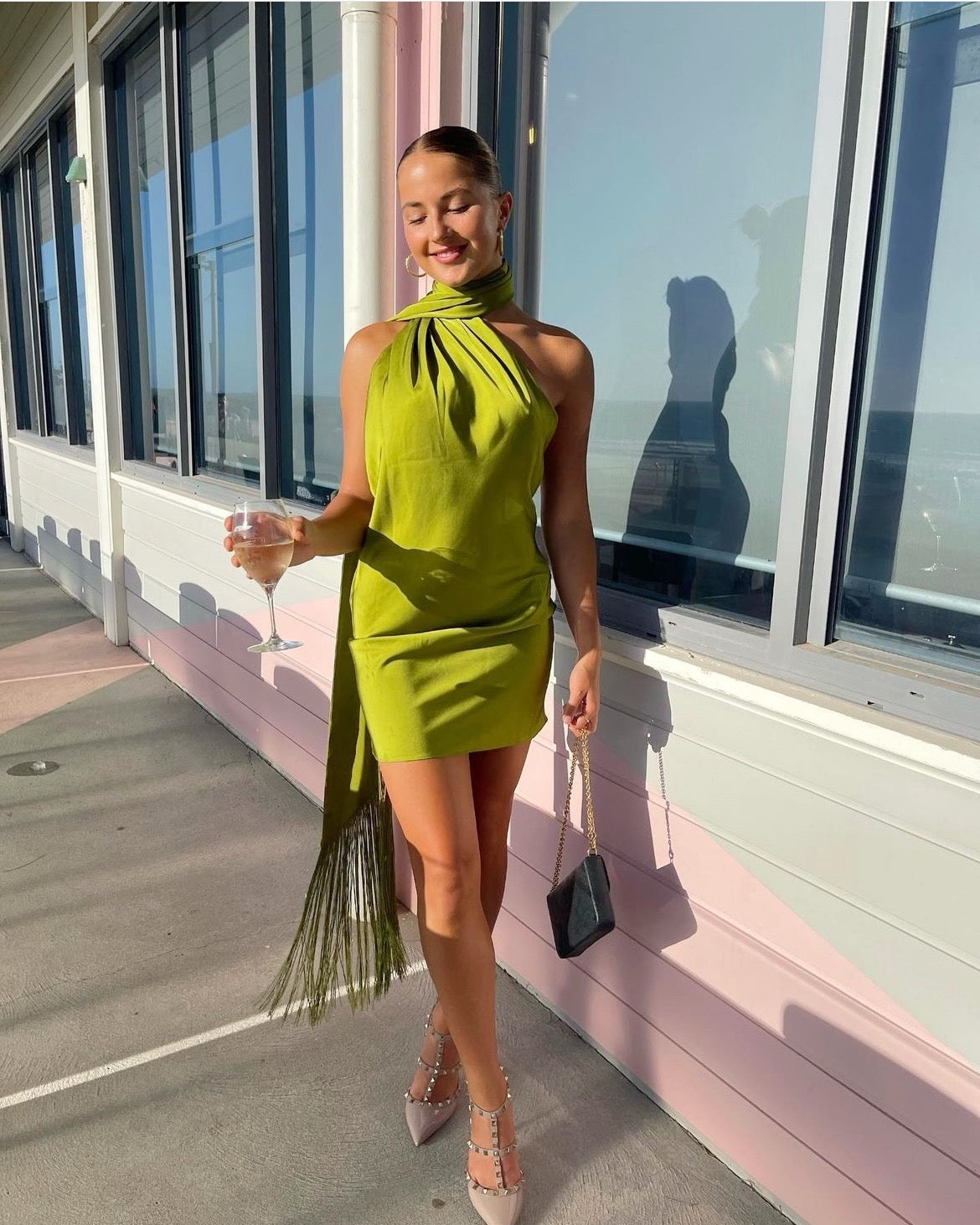 Rat & Boa Serafia Mini Dress Rent with Iz Rat & Boa Serafia Mini Dress Rent with Iz