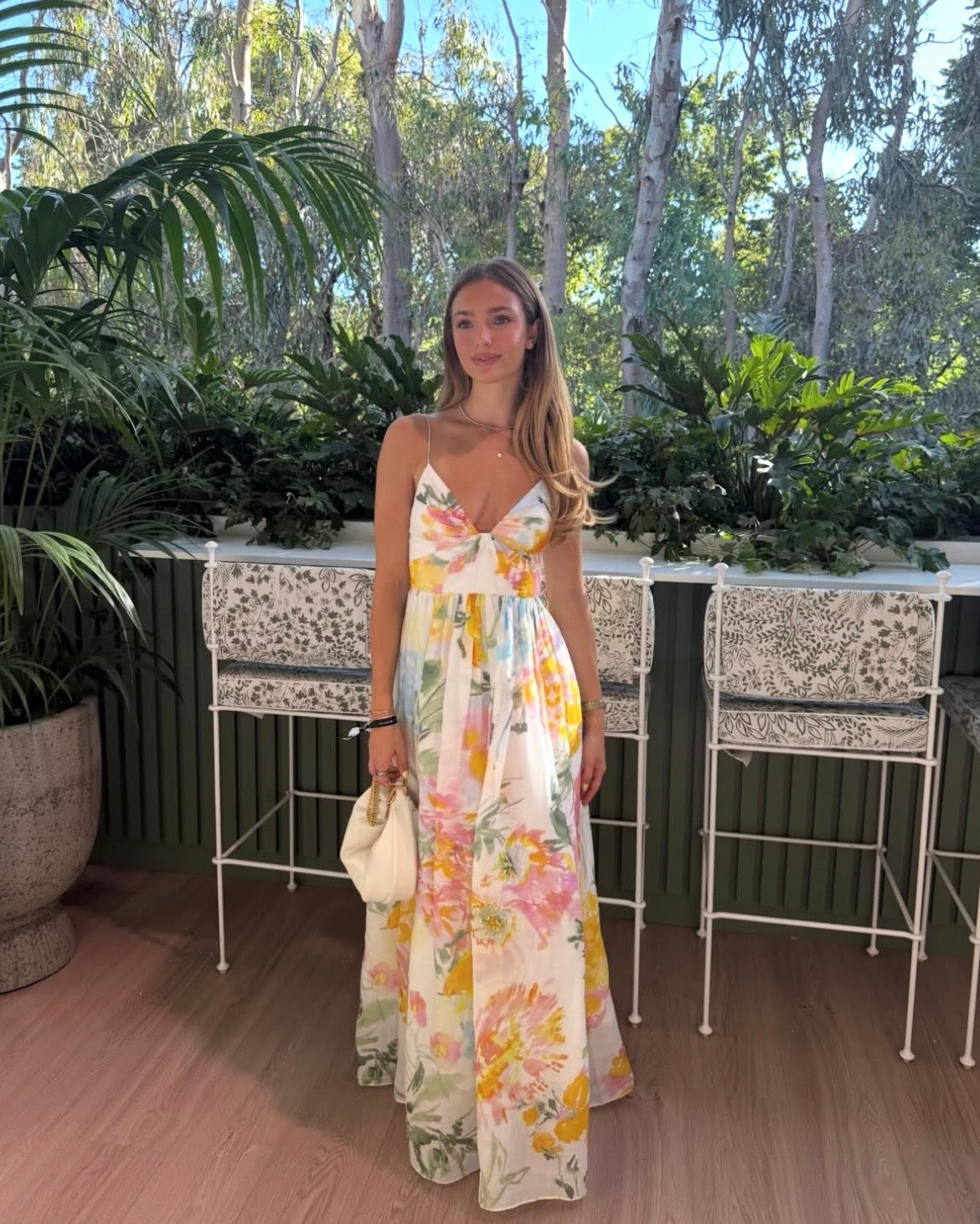 chinese dress ladies Aje Vacation Maxi - Jardin Floral