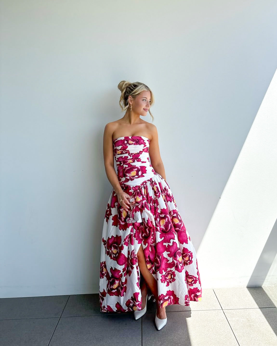 Aje Behold Violette Bubble Hem Maxi – Rent with Iz