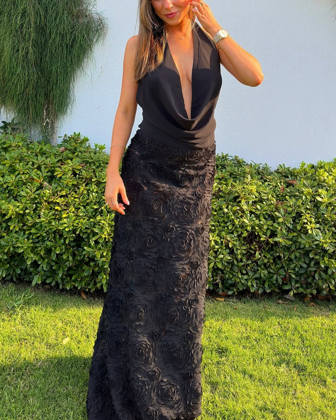 ariella ferrera black dress ELLERY DRESS BLACK – ARCINA ORI main image 1