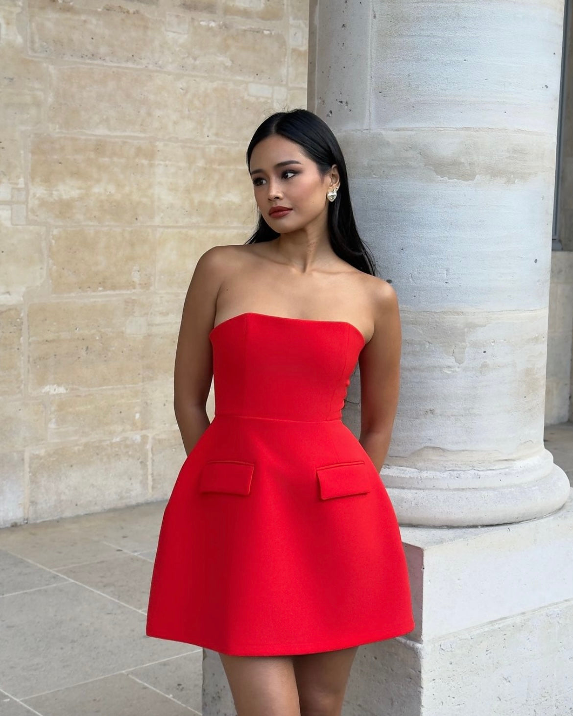 Odd Muse Ultimate Muse Strapless Mini - Red Rent with Iz Odd Muse Ultimate Muse Strapless Mini - Red Rent with Iz