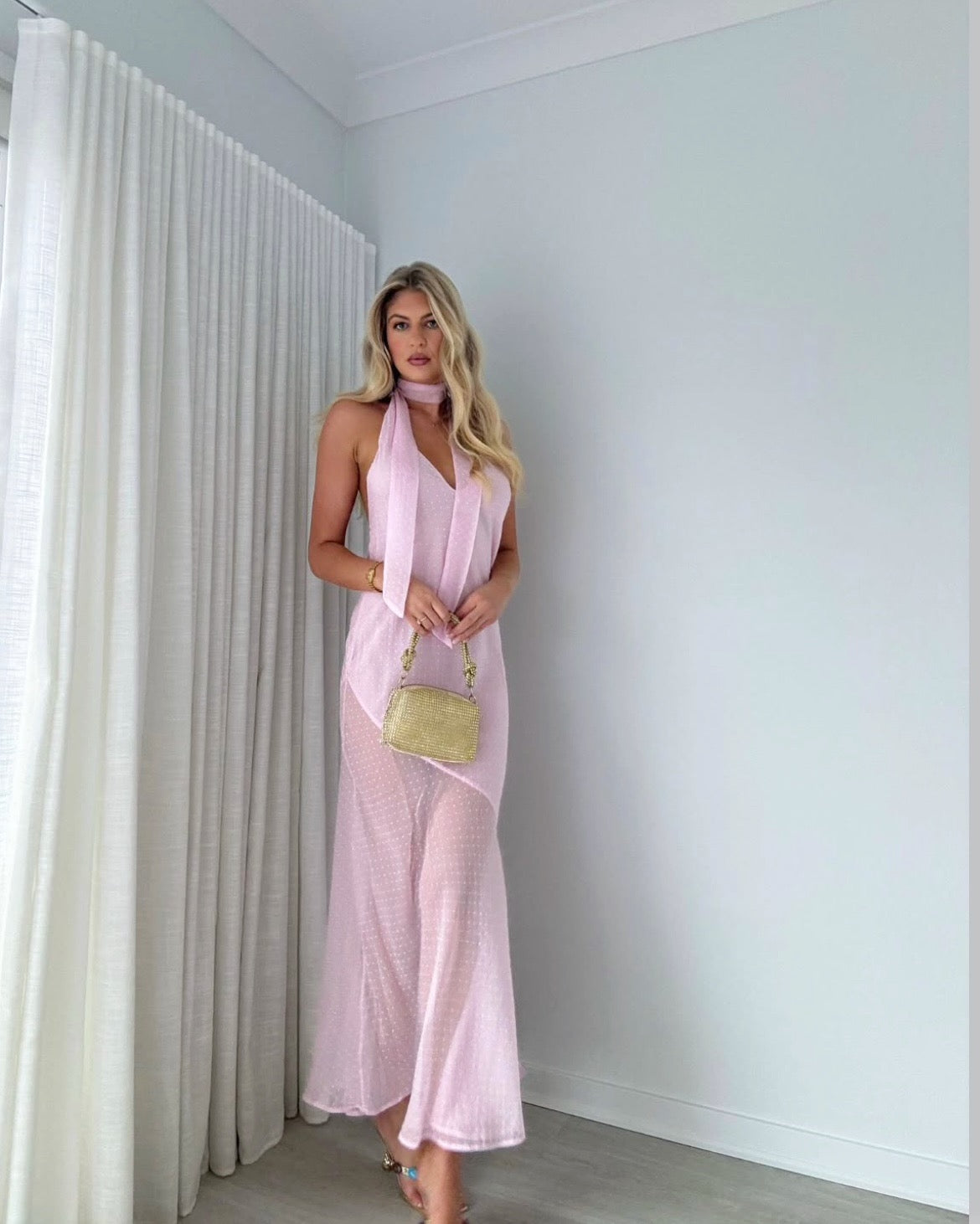 pink jasmine dress Emrys Pink Jasmine Dress Medium Pink / XL