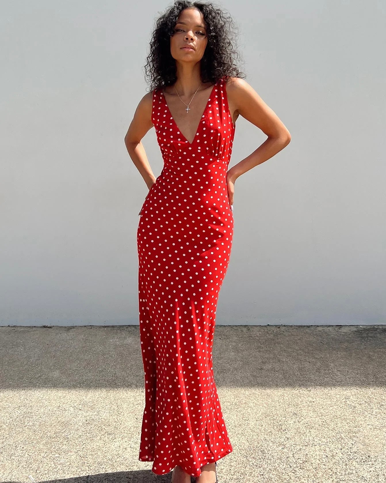 Princess Polly Nellie Dress - Red Rent with Iz Princess Polly Nellie Dress - Red Rent with Iz
