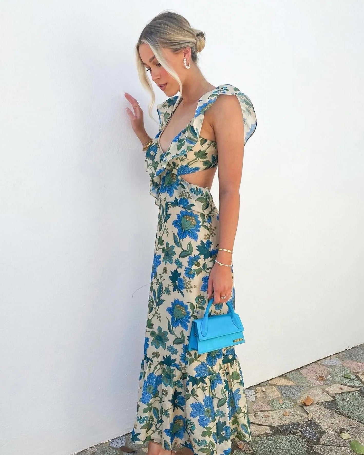 Sir the Label Celia Midi Dress Rent with Iz Sir the Label Celia Midi Dress Rent with Iz