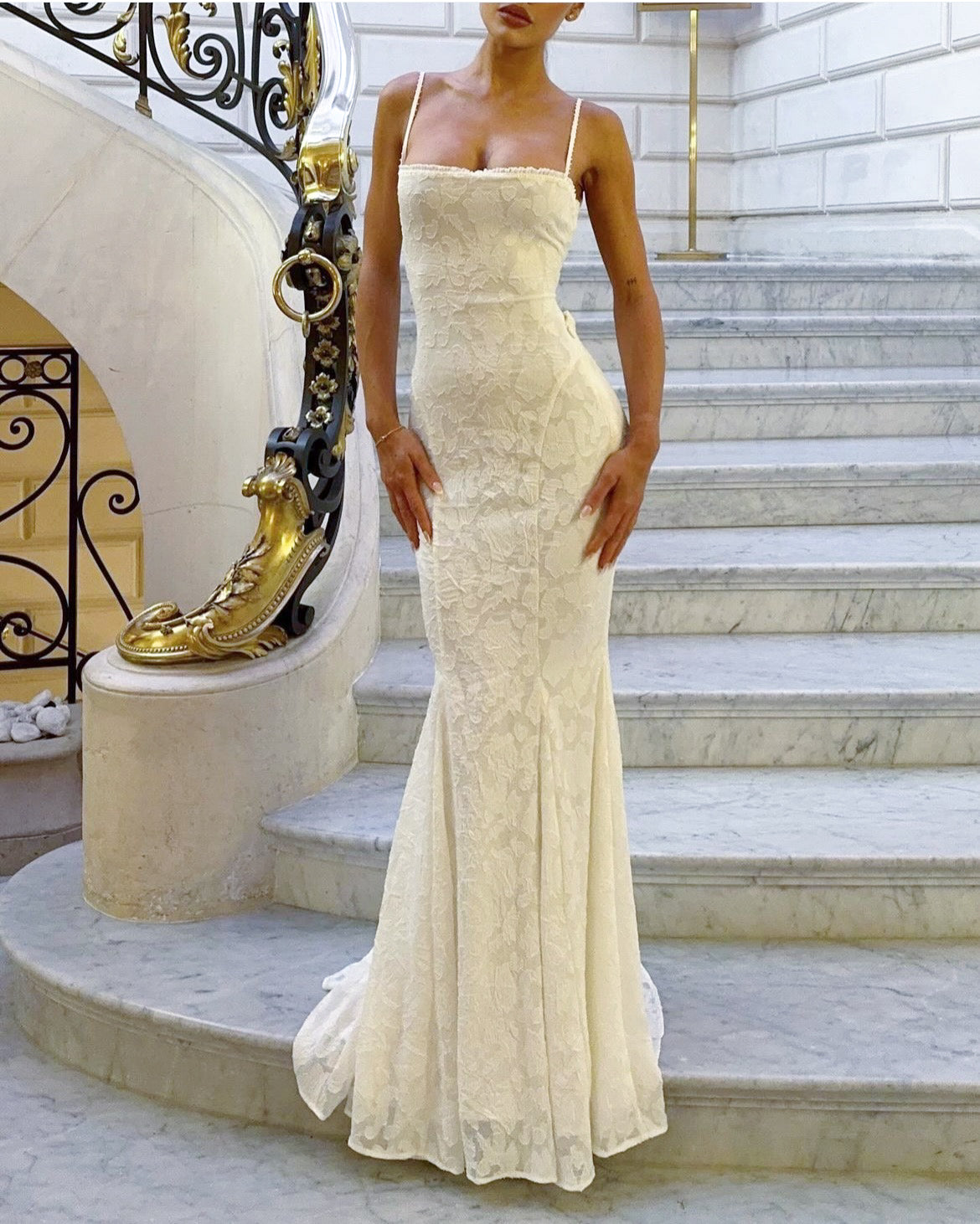 jacquard wedding dress Viva Bridal Dress in Rose Jacquard