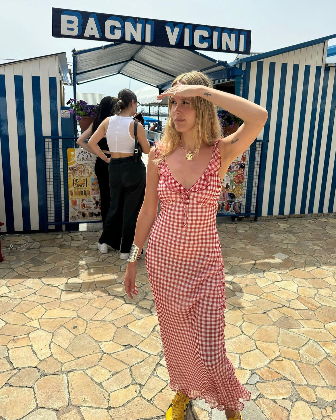 Realisation Par Heidi Dress - Gingham – Rent with Iz