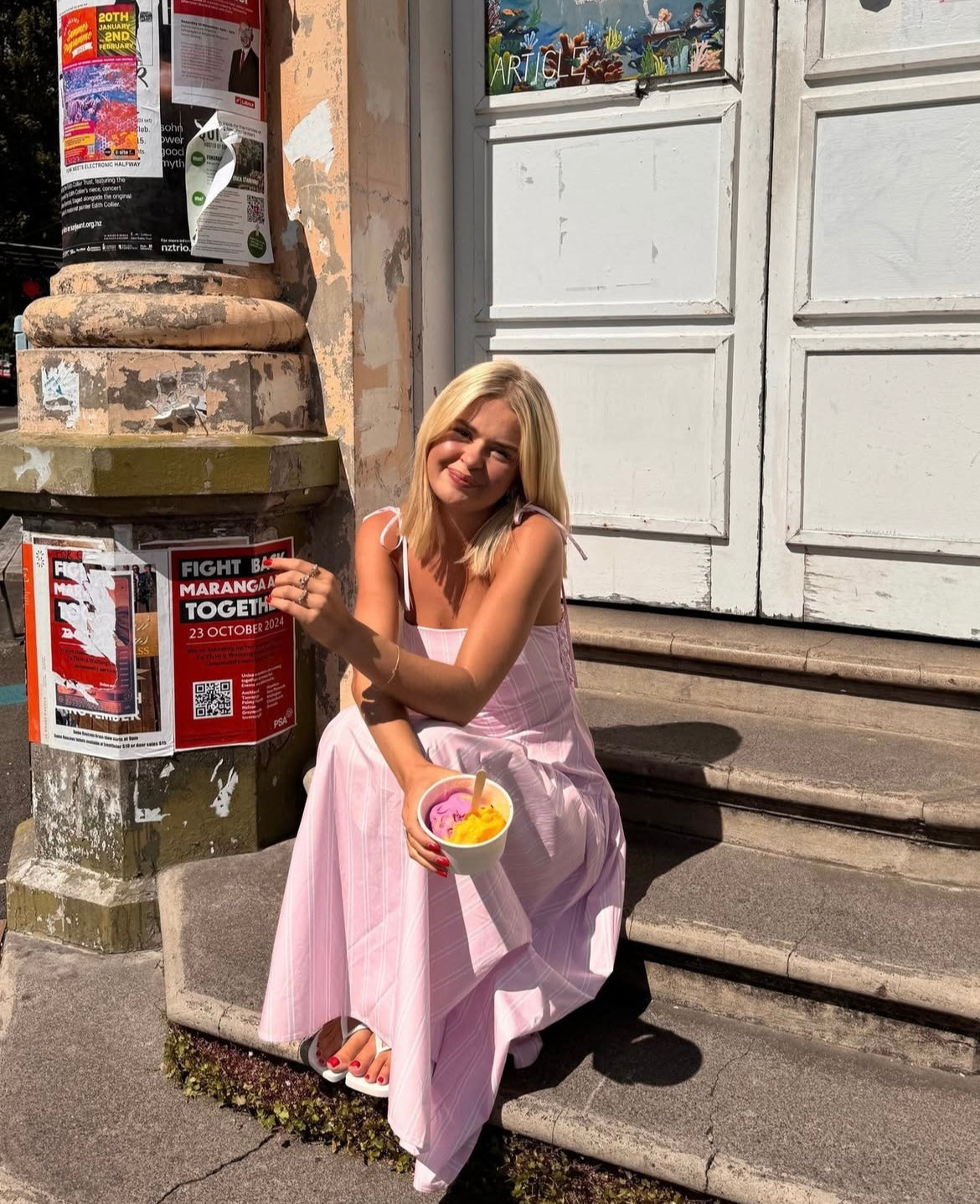 Ruby Trulli Maxi - Pink – Rent with Iz