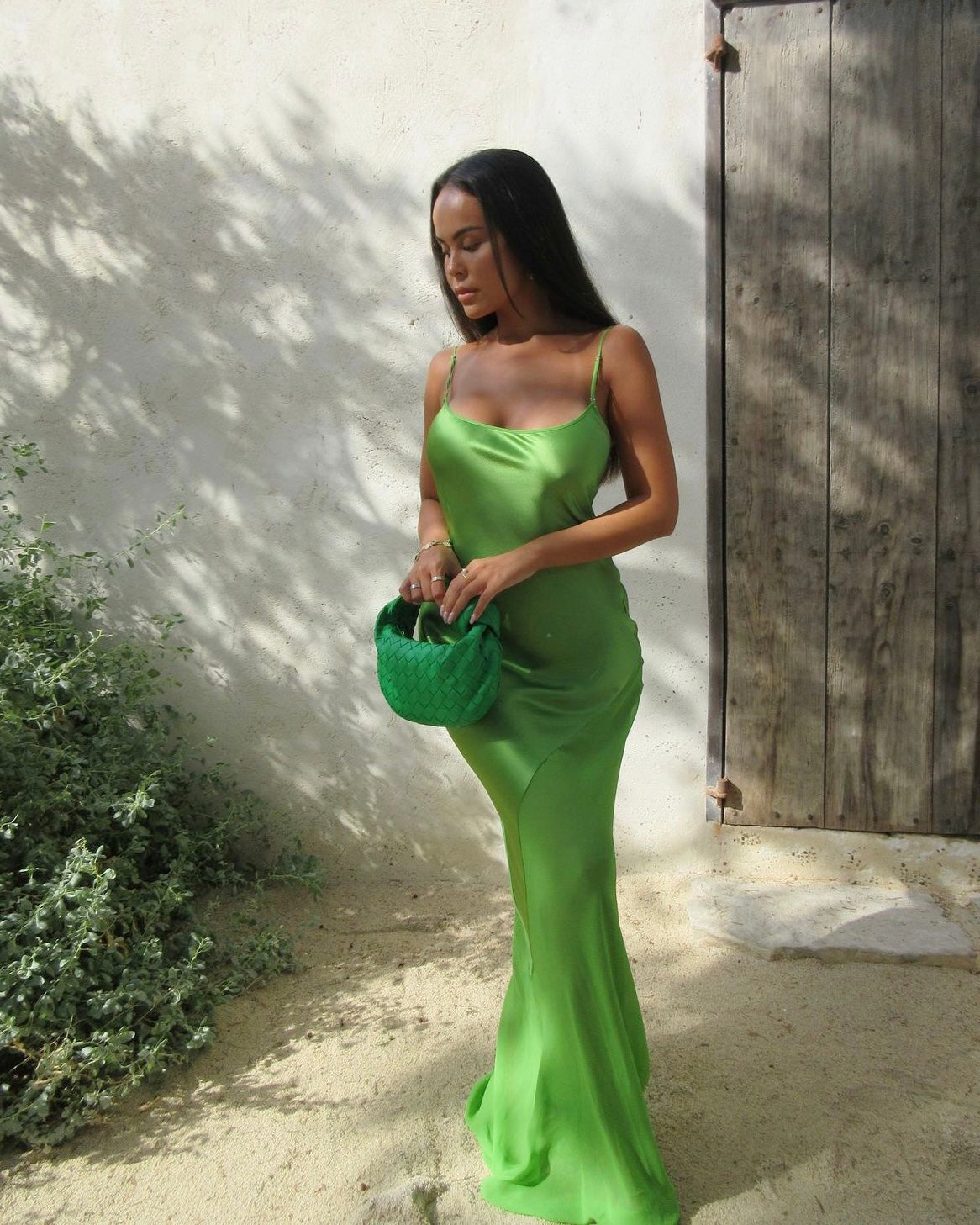 rat and boa green dress Rat & Boa Ruba Maxi