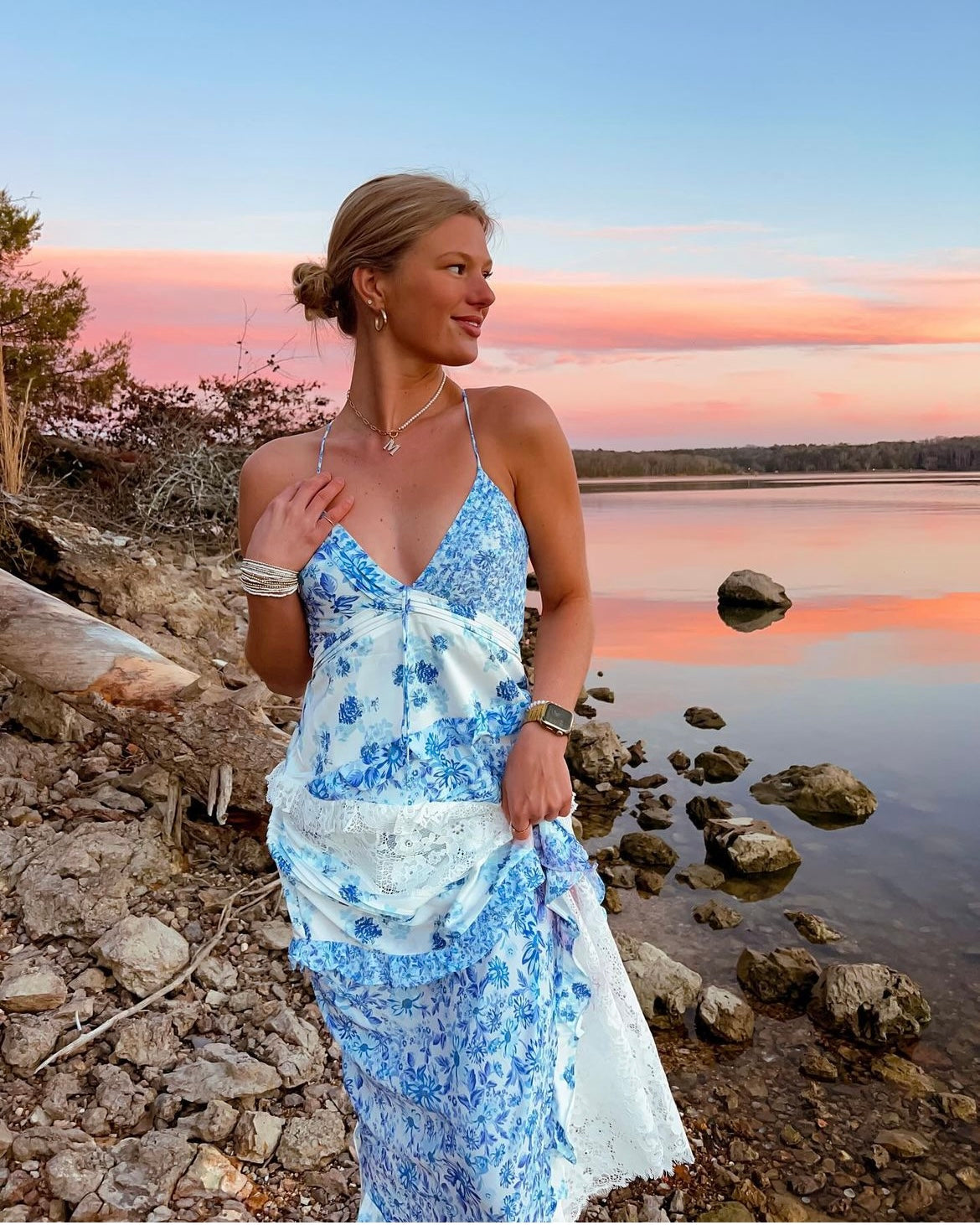 for love and lemons rosalyn maxi dress blue Lemons Rosalyn Maxi Claudette Maxi Dress For Love And Lemons Rosalyn Maxi Dress In Blue Dress