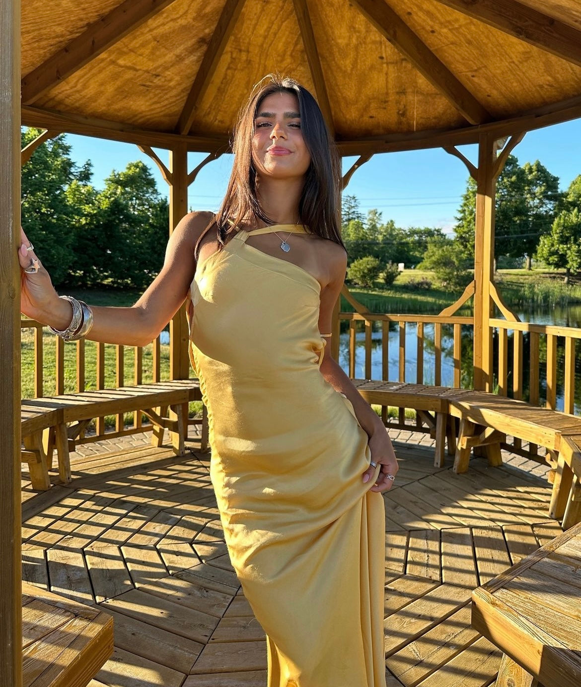 Arcina Ori Monique Gown - Yellow | Rent with Iz