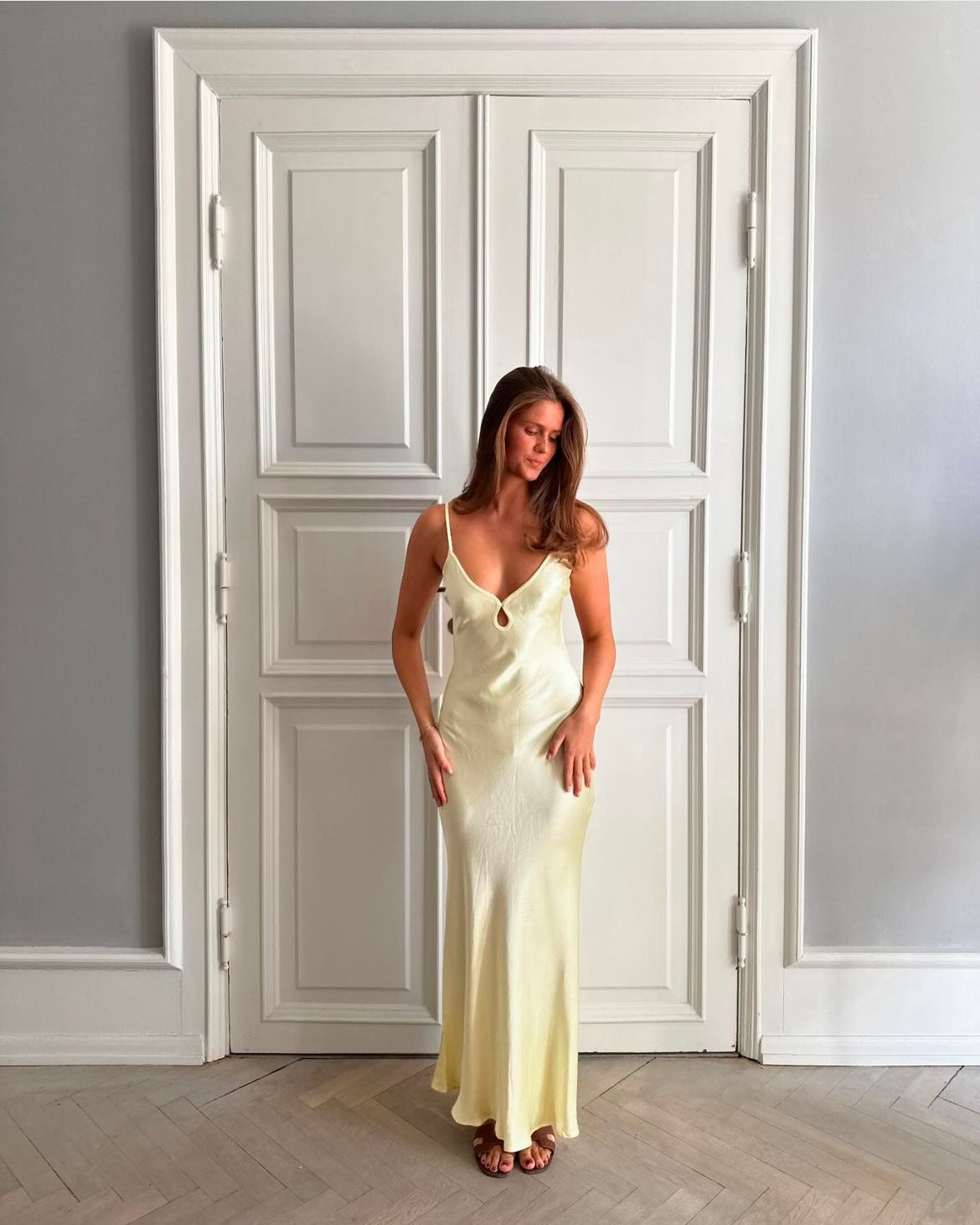 Bec & Bridge Cedar City Dress (Ice Yellow) - Rent With Iz Rent with Iz Bec & Bridge Cedar City Dress (Ice Yellow) - Rent With Iz Rent with Iz