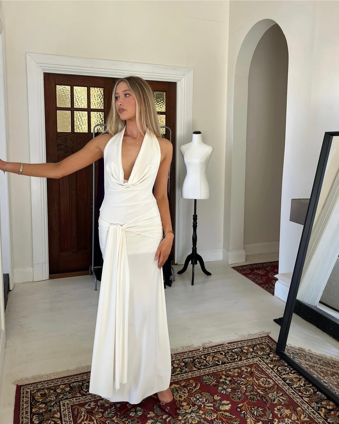 La Marie Nadia Dress Ivory White 