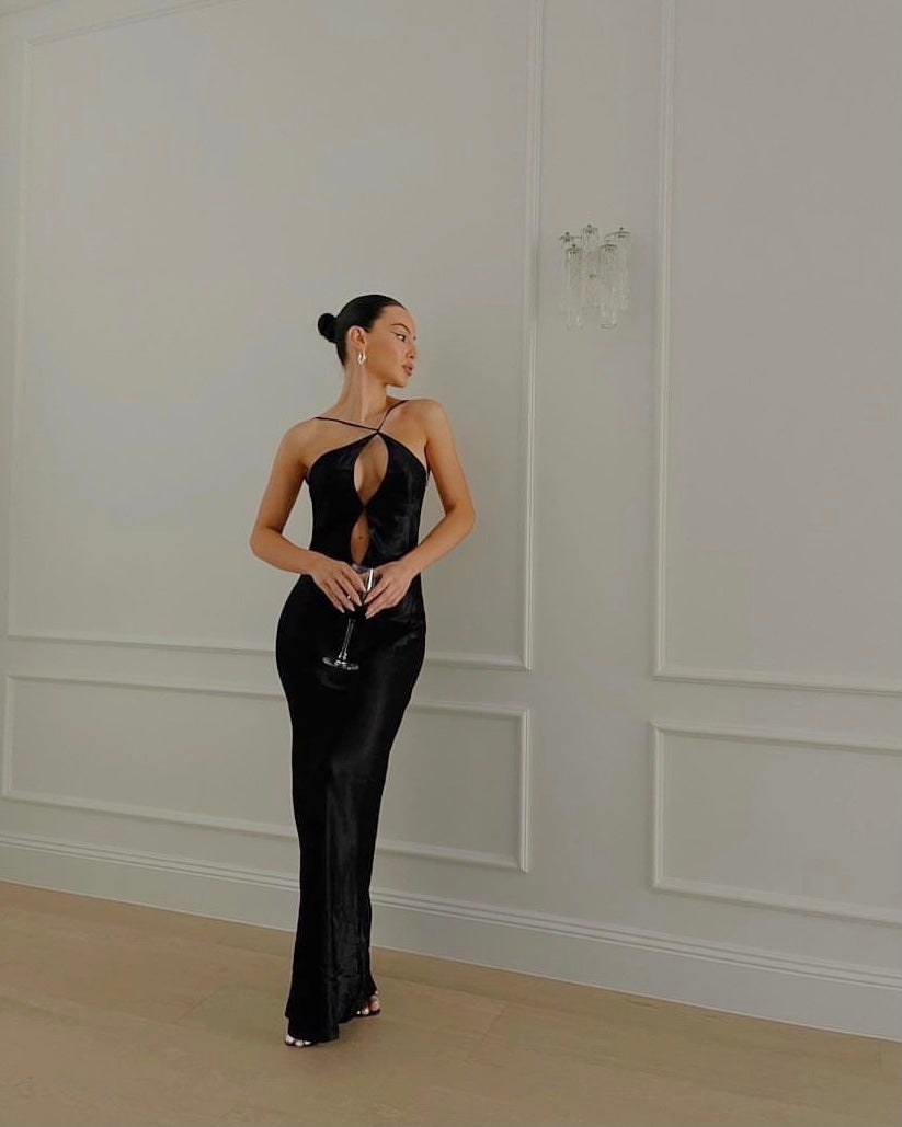 Meshki Lucia Maxi Dress - Black