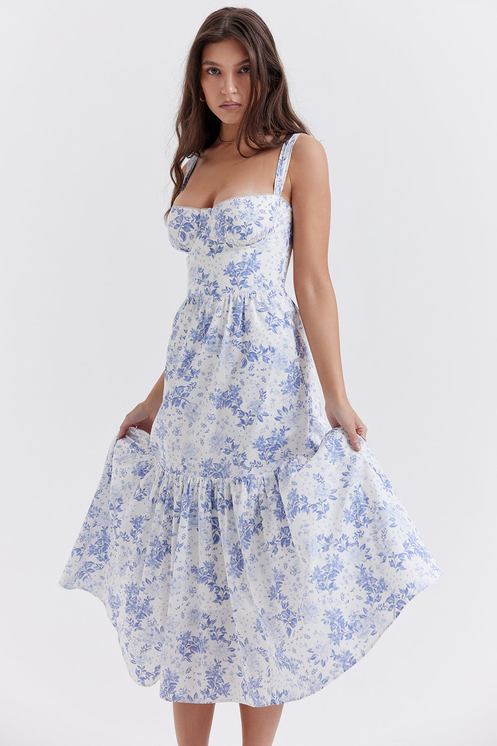 House of CB ELIA 花柄 キャミワンピース House of CB Elia Midi Dress – Rent with Iz